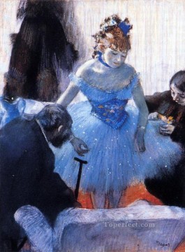  Dressing Oil Painting - dancer s dressing room Edgar Degas